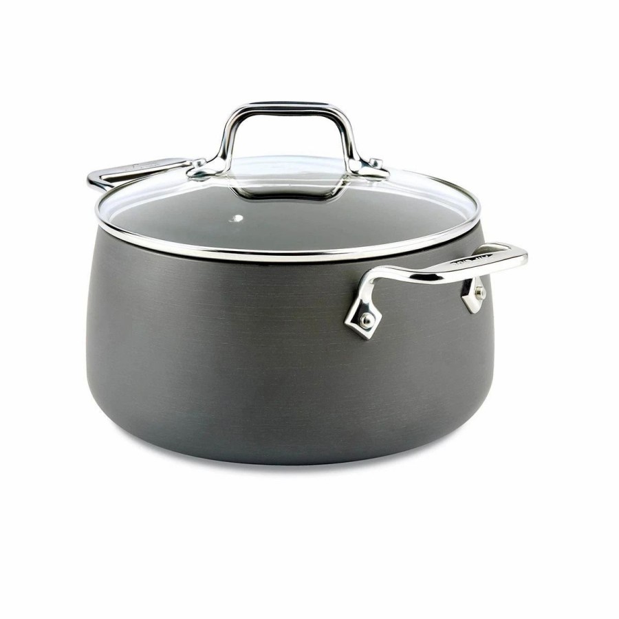 Stock Pots * | All-Clad Ha1 Hard Anodized Nonstick Soup Pot & Lid | 4 Qt.