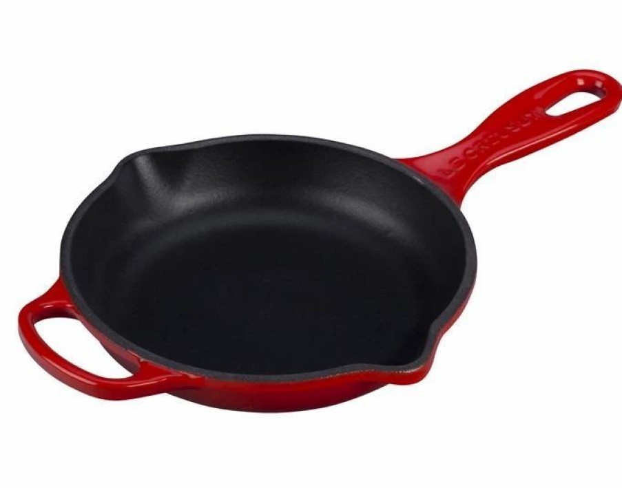 Skillets & Fry Pans * | Le Creuset 6 Signature Enameled Cast Iron Skillet | Cerise/Cherry Red