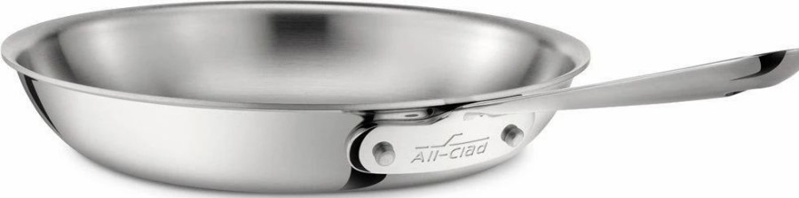 Skillets & Fry Pans * | All-Clad Stainless Steel Fry Pans | Multiple Sizes Available