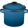 Stock Pots * | Le Creuset 6 Qt. Stock Pot | Marseille Blue