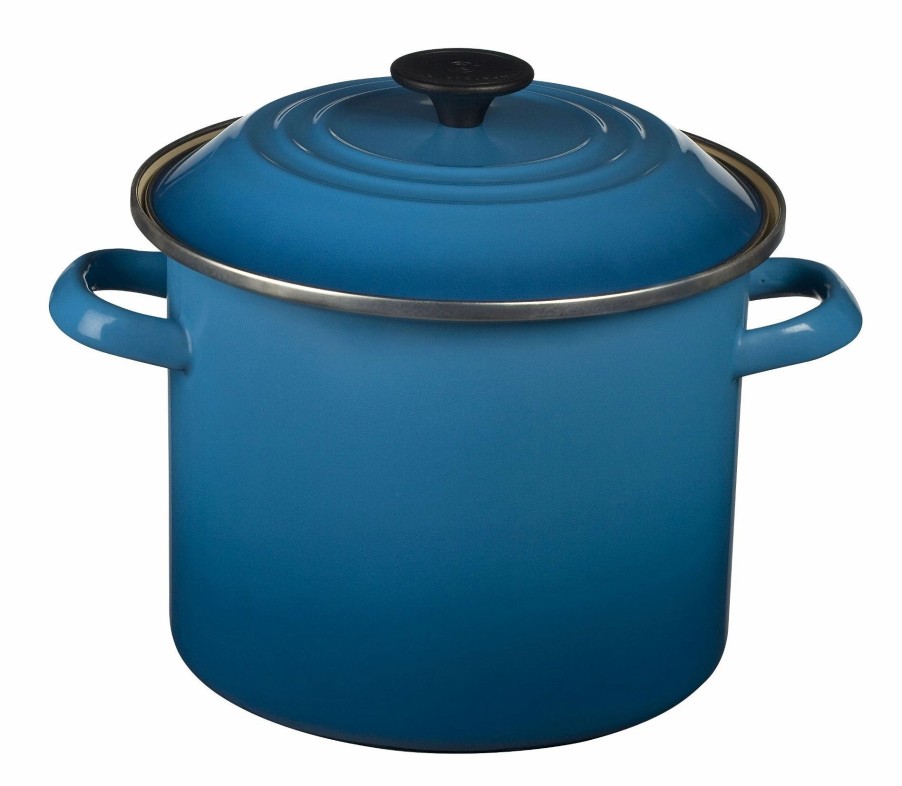 Stock Pots * | Le Creuset 6 Qt. Stock Pot | Marseille Blue