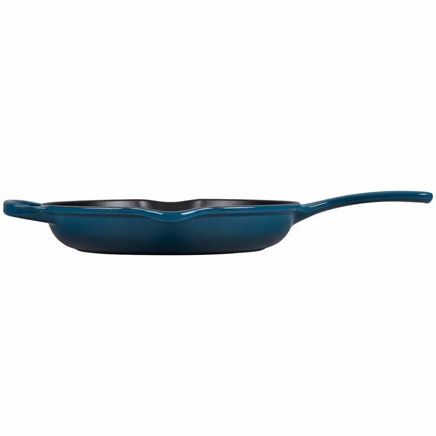 Skillets & Fry Pans * | Le Creuset 10.25 Signature Enameled Cast Iron Skillet | Deep Teal