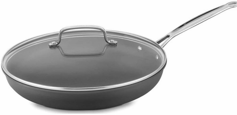 Skillets & Fry Pans * | Cuisinart Chef'S Classic Hard Anodized Nonstick 12 Skillet With Lid