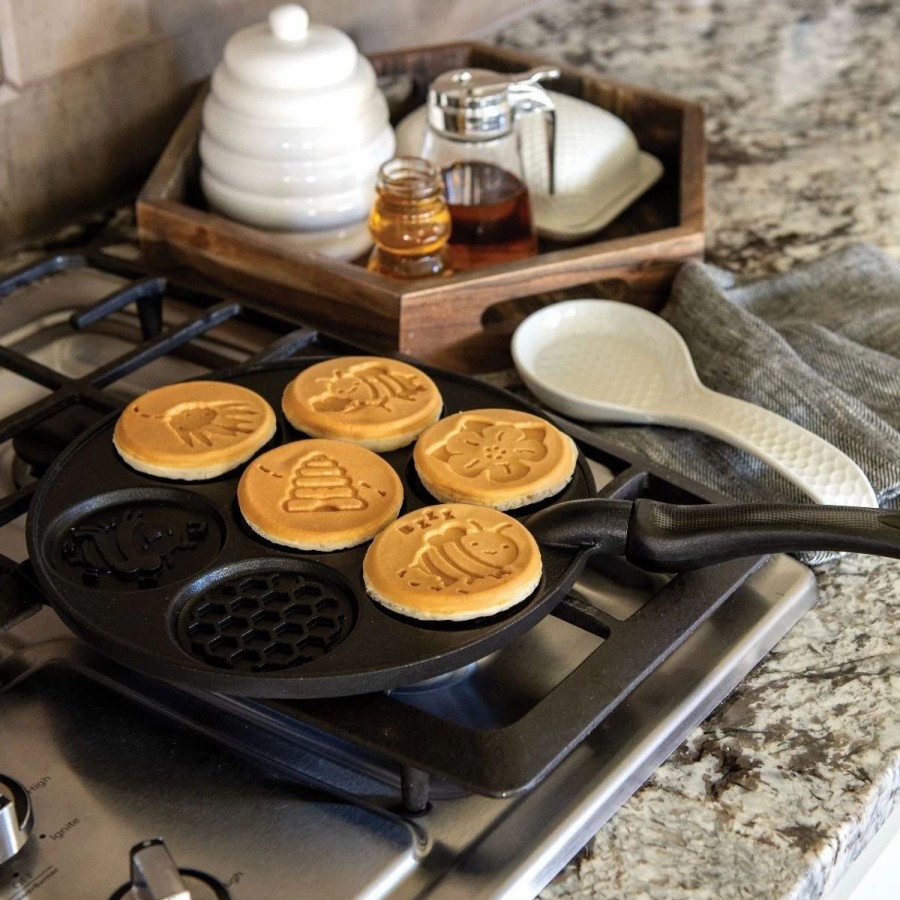 Skillets & Fry Pans * | Nordic Ware Honey Bee Pancake Pan