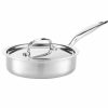 Saute Pans & Casserole Pans * | Heritage Steel Cookware Stainless Steel Saute Pan With Lid | 1.5 Qt.