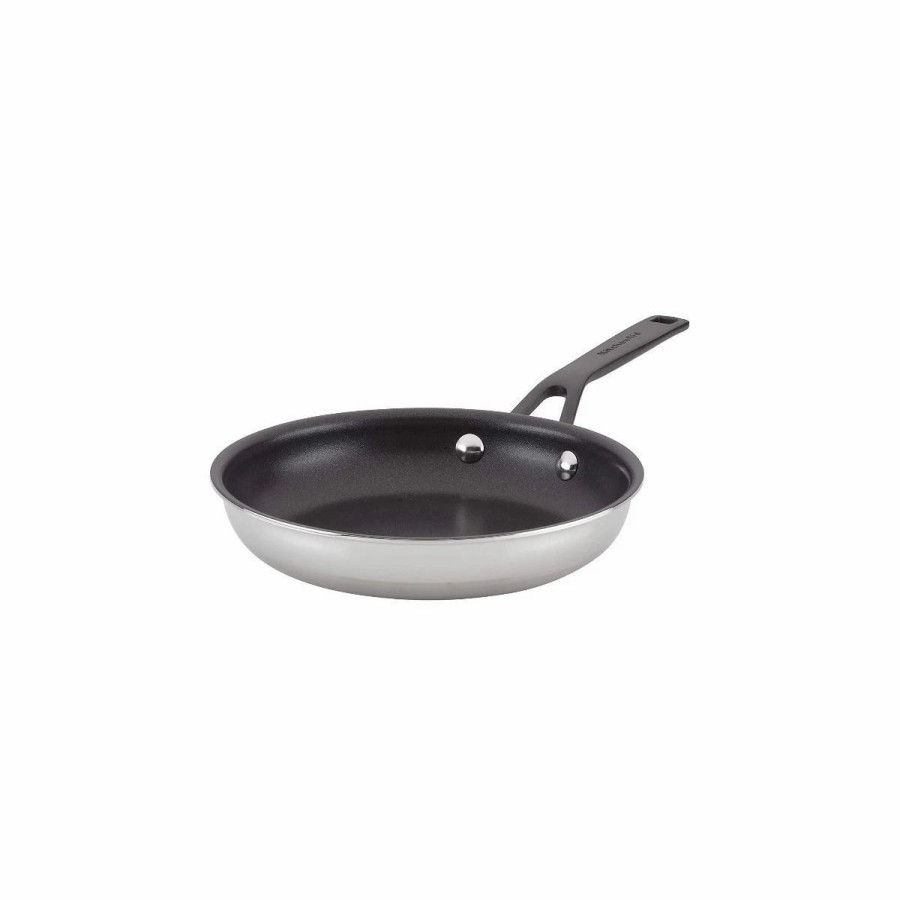 Skillets & Fry Pans * | Kitchenaid Non-Electrics Kitchenaid 8.25 Stainless Steel 5-Ply Fry Pan | Nonstick