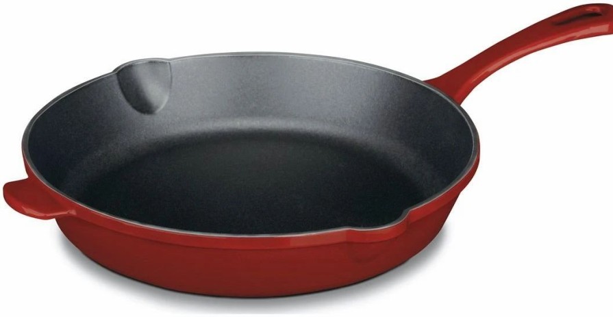 Skillets & Fry Pans * | Cuisinart Chef'S Classic Cast Iron 10 Skillet | Cardinal Red