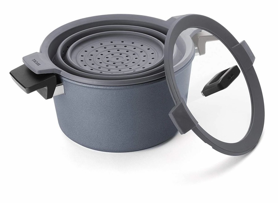 Stock Pots * | Woll Cookware Woll Concept Plus 5.25-Quart Stock Pot With Lid & Silicone Insert