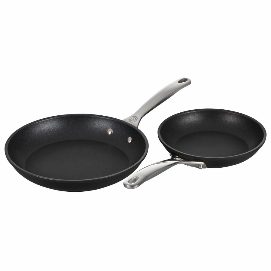 Skillets & Fry Pans * | Le Creuset 8 & 10 Fry Pan Set | Toughened Nonstick Pro