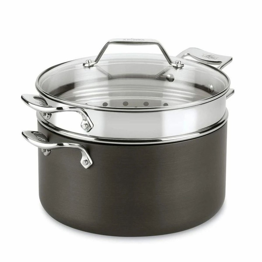 Stock Pots * | All-Clad Essentials Nonstick Hard Anodized Multipot