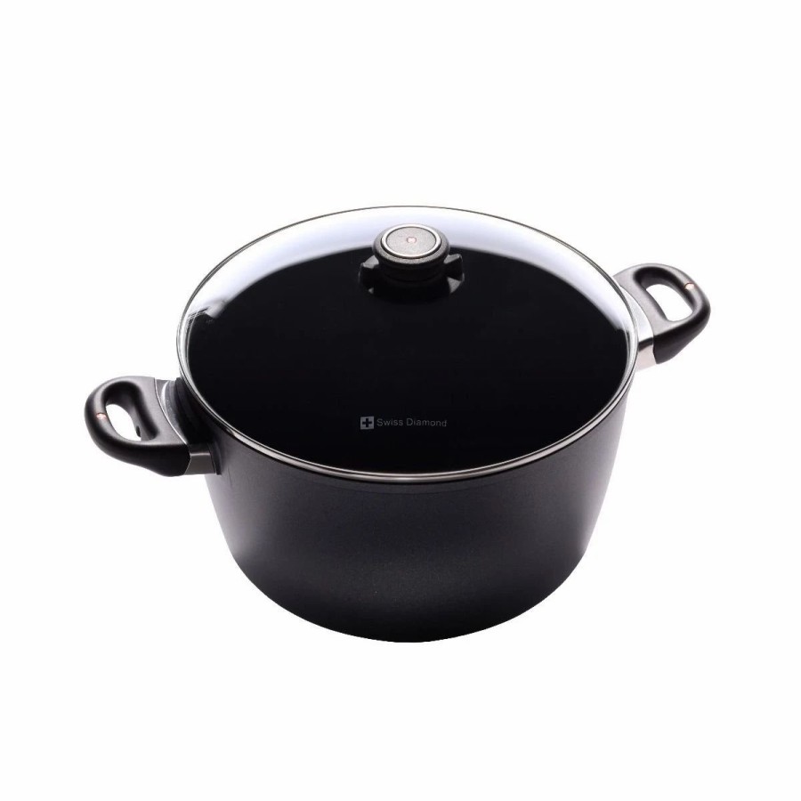 Stock Pots * | Swiss Diamond | Hd Stock Pot With Lid 11 (8.5 Qt.)