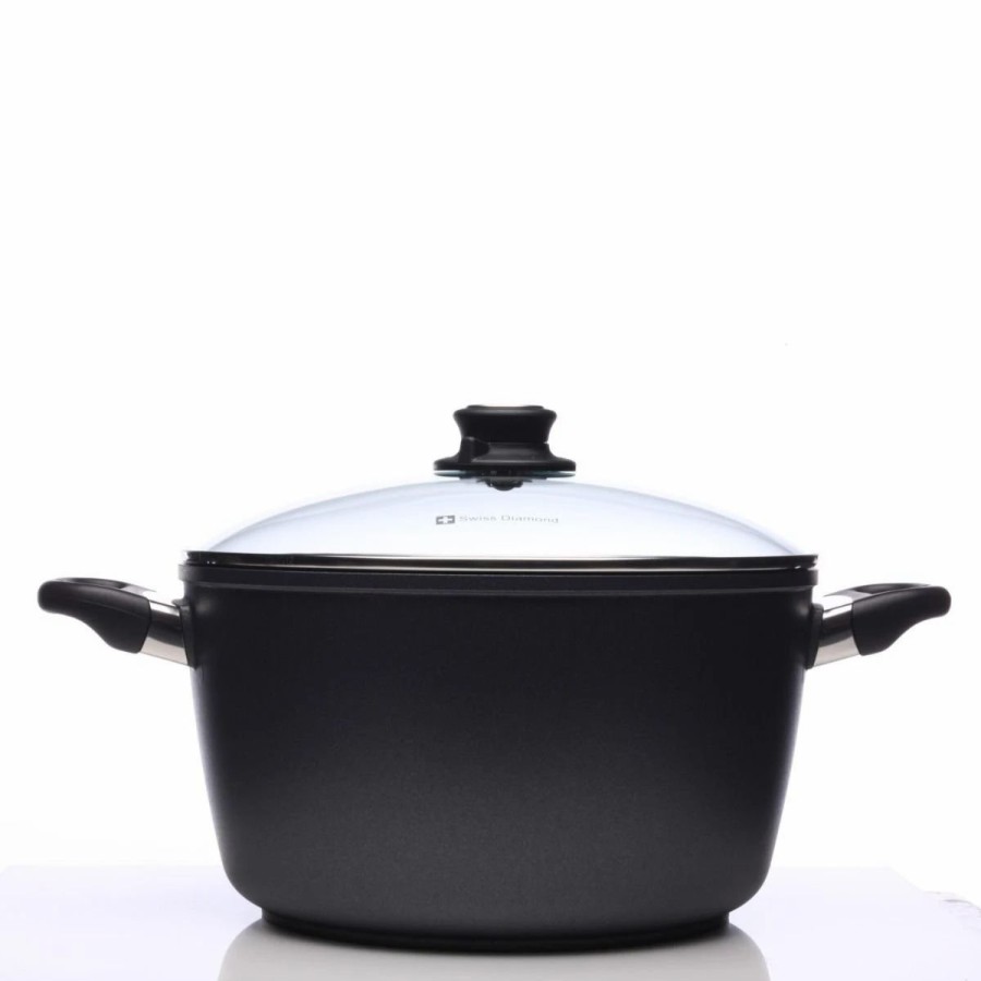 Stock Pots * | Swiss Diamond | Hd Stock Pot With Lid 11 (8.5 Qt.)