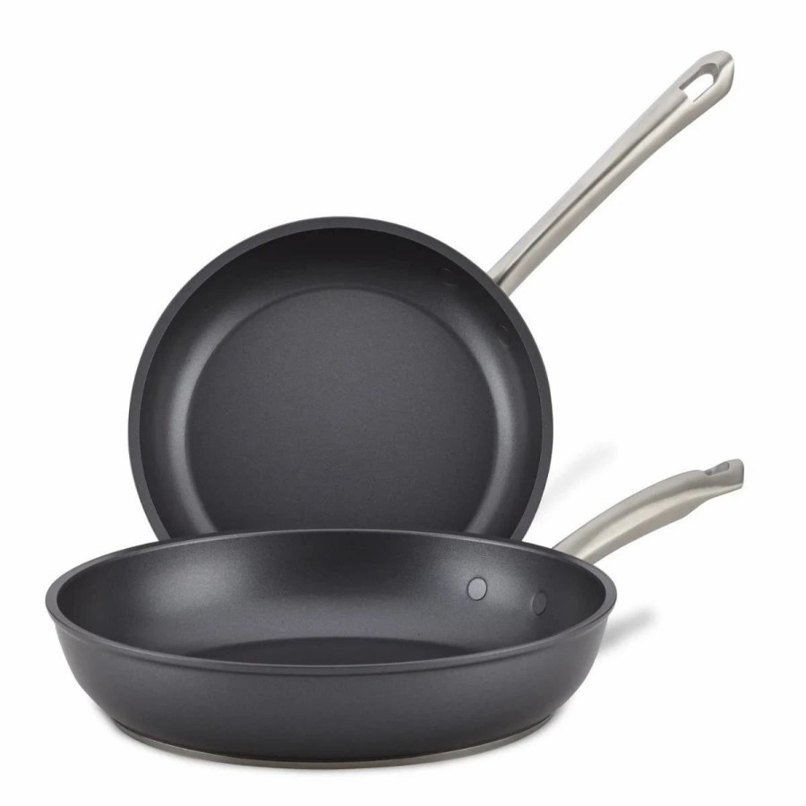 Skillets & Fry Pans * | Anolon Cookware Anolon Accolade 10 & 12 Fry Pan Set