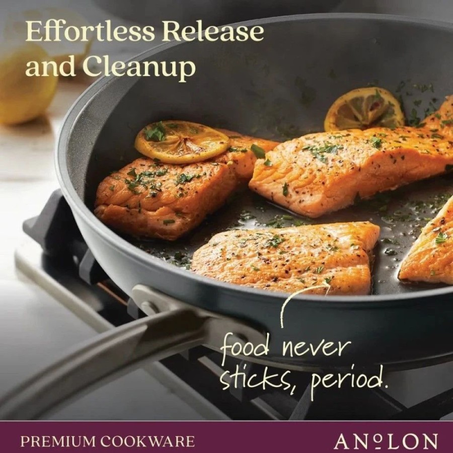 Skillets & Fry Pans * | Anolon Cookware Anolon Accolade 10 & 12 Fry Pan Set