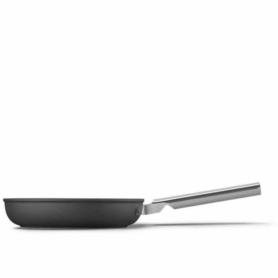 Skillets & Fry Pans * | Smeg 9.5 Nonstick Fry Pan | Black