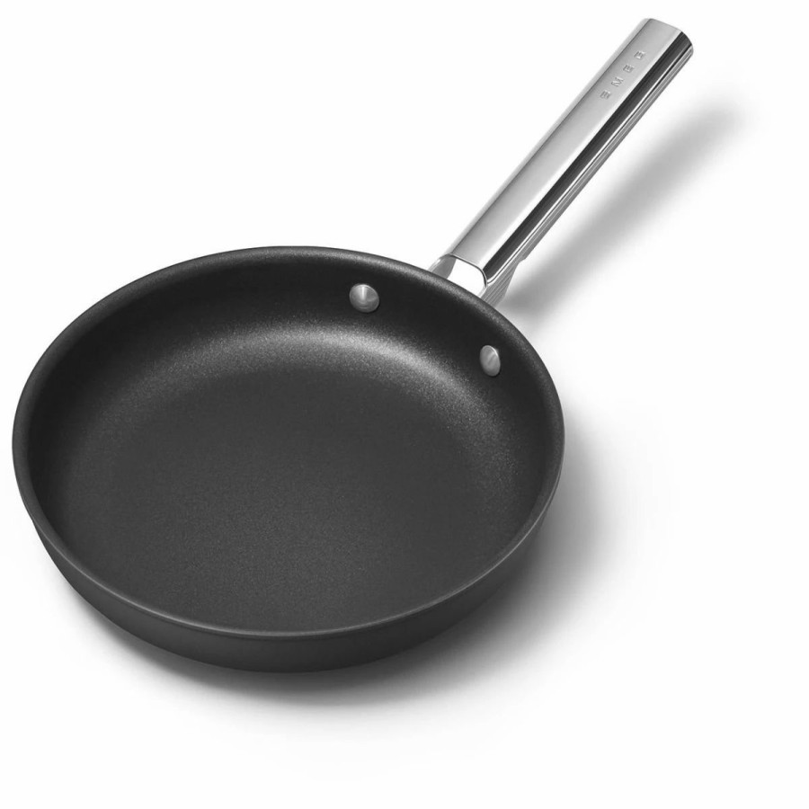 Skillets & Fry Pans * | Smeg 9.5 Nonstick Fry Pan | Black