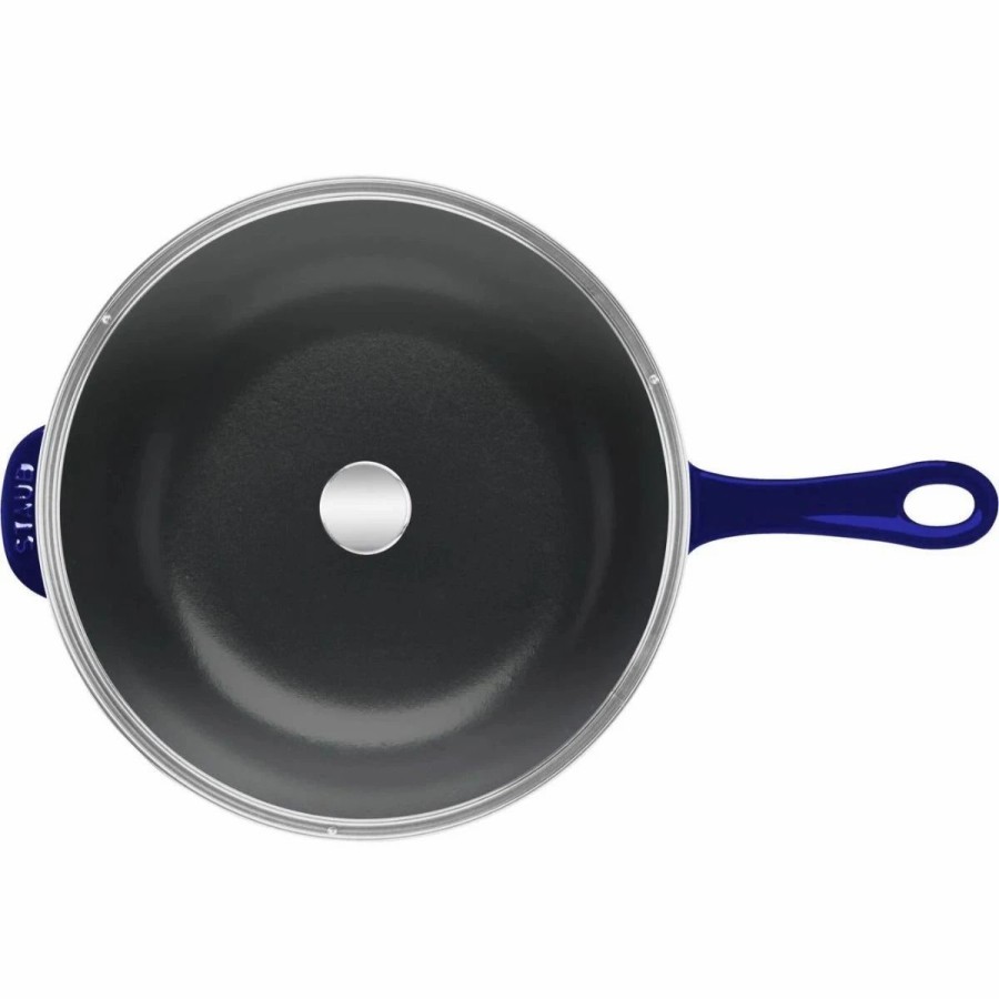 Saute Pans & Casserole Pans * | Staub 2.9 Qt Cast Iron Daily Pan | Dark Blue