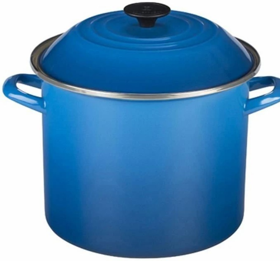 Stock Pots * | Le Creuset 10 Qt. Stock Pot | Marseille Blue