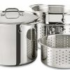 Stock Pots * | All-Clad Stainless Steel Multicooker | 8 Qt.