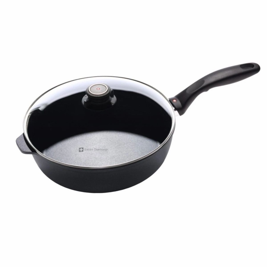 Saute Pans & Casserole Pans * | Swiss Diamond | Hd Saute Pan With Lid 10.25 (3.8 Qt.)