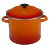 Stock Pots * | Le Creuset 8 Qt. Stock Pot | Flame Orange