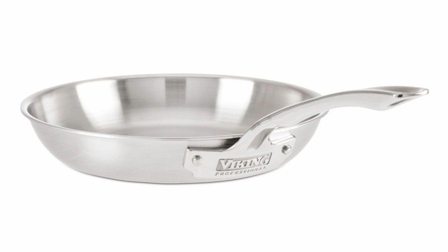 Skillets & Fry Pans * | Viking Professional 5-Ply Stainless Steel Fry Pan 10