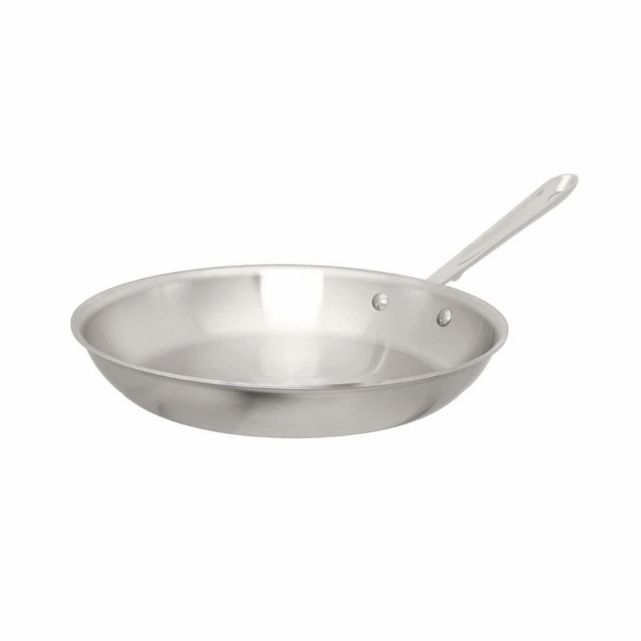 Skillets & Fry Pans * | All-Clad D5 Brushed Stainless Steel Skillet | 12