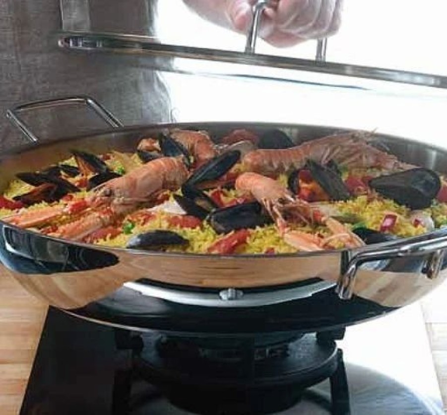 Skillets & Fry Pans * | Demeyere Resto Paella Pan 14.8 Qt.