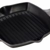 Skillets & Fry Pans * | Le Creuset 10.25 Square Signature Cast Iron Grill Skillet | Oyster Grey