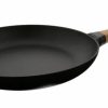 Skillets & Fry Pans * | Staub 11 Fry Pan With Wooden Handle | Matte Black