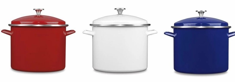 Stock Pots * | Cuisinart Chef'S Classic 12 Qt. Stock Pots Enamel On Steel Available In Multiple Colors