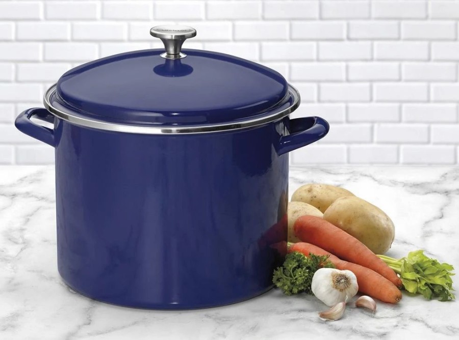 Stock Pots * | Cuisinart Chef'S Classic 12 Qt. Stock Pots Enamel On Steel Available In Multiple Colors