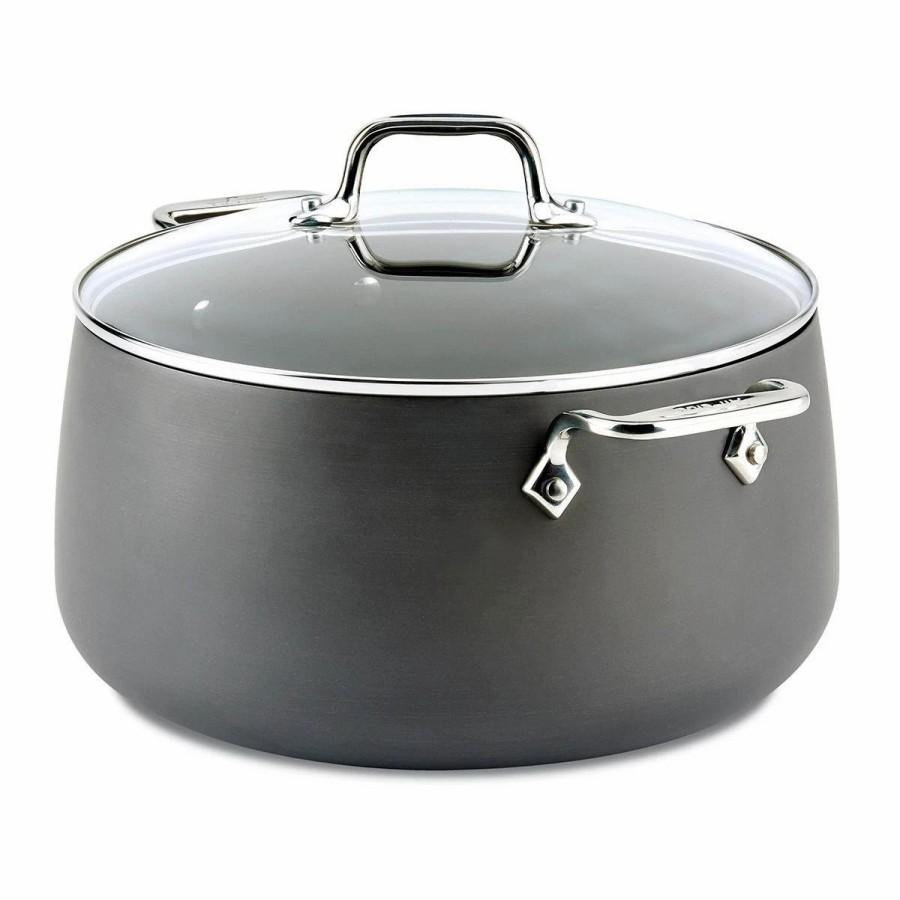 Stock Pots * | All-Clad Ha1 Hard Anodized Nonstick Stockpot | 8 Qt.