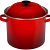 Stock Pots * | Le Creuset 10 Qt. Stock Pot | Cerise/Cherry Red