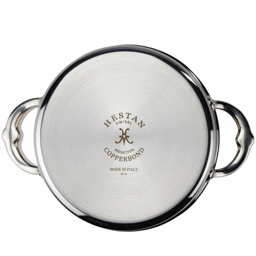 Stock Pots * | Hestan Copperbond Induction Cookware 3 Qt Covered Soup Pot