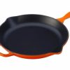 Skillets & Fry Pans * | Le Creuset 11.75 Signature Enameled Cast Iron Skillet | Flame Orange