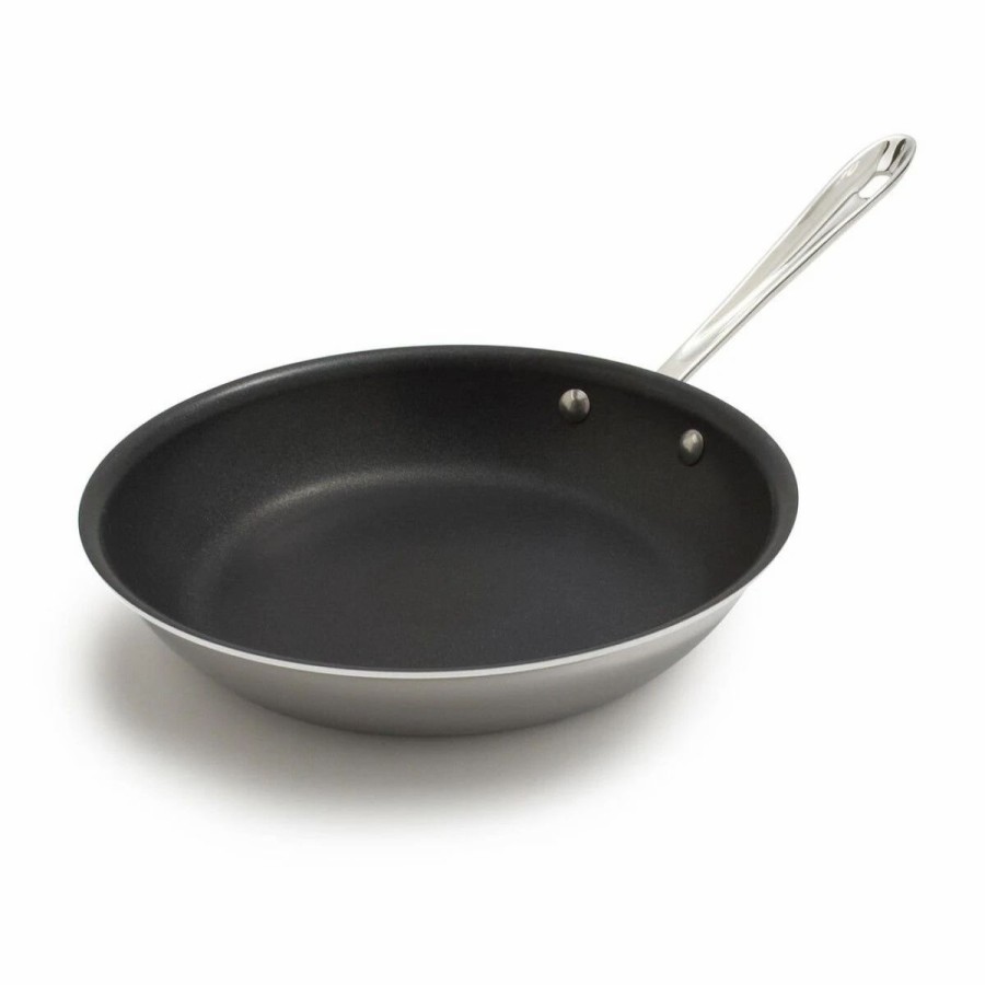 Skillets & Fry Pans * | All-Clad Stainless Steel Nonstick Fry Pan | 12