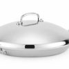 Skillets & Fry Pans * | Heritage Steel Cookware Stainless Steel French Skillet With Lid | 13.5