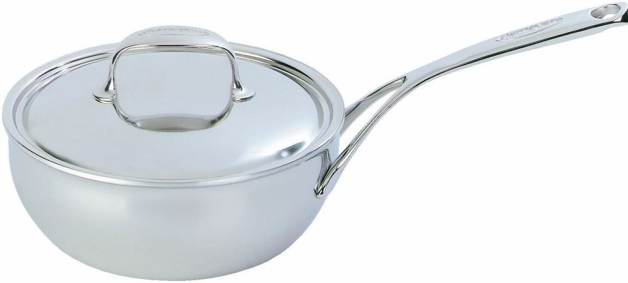 Saute Pans & Casserole Pans * | Demeyere Atlantis Conic Saute Pan W/ Lid (2.1Qt)