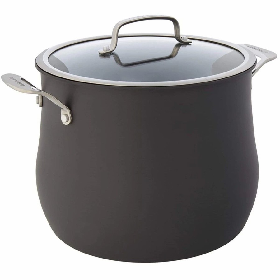 Stock Pots * | Cuisinart Contour Hard Anodized Stockpot With Cover | 12 Qt.