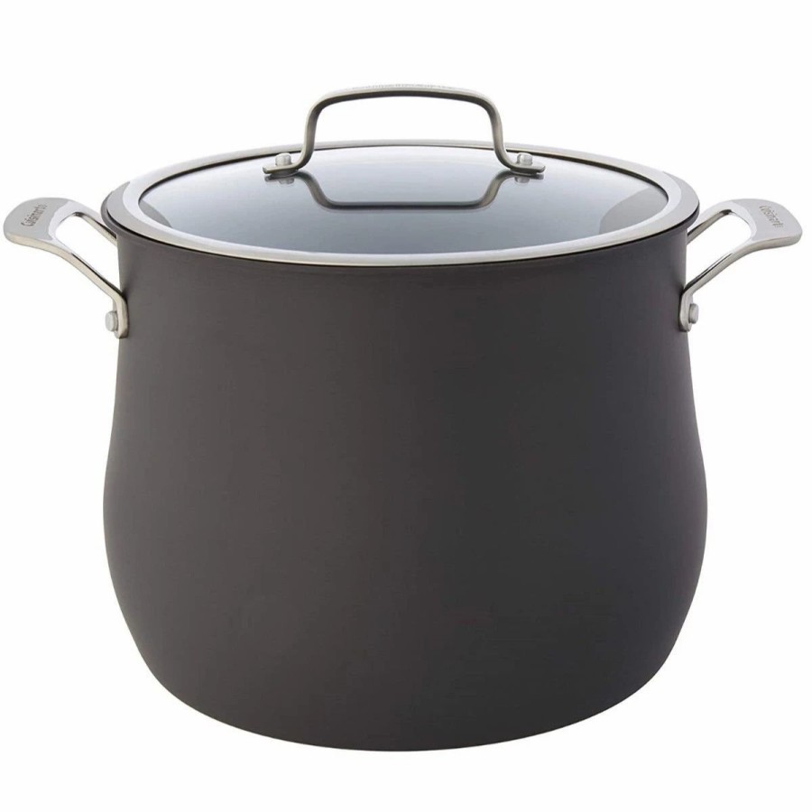 Stock Pots * | Cuisinart Contour Hard Anodized Stockpot With Cover | 12 Qt.