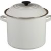 Stock Pots * | Le Creuset 10 Qt. Stock Pot | White