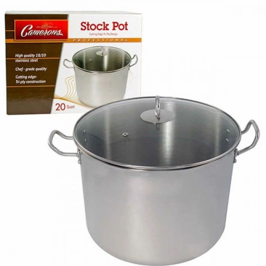 Stock Pots * | Camerons Products Camerons 20-Quart Stock Pot