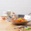 Skillets & Fry Pans * | Heritage Steel Cookware Stainless Steel Jumbo Fry Pan With Cover | 13.5