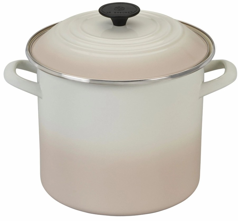 Stock Pots * | Le Creuset 8 Qt. Stock Pot | Meringue White