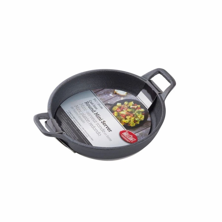 Skillets & Fry Pans * | Tablecraft 12Oz Mini Cast Iron Server | Round