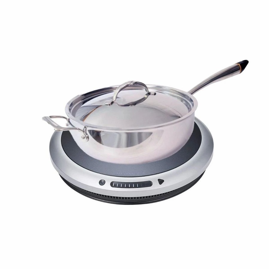 Saute Pans & Casserole Pans * | Hestan Cue 5.5 Qt. Smart Chef'S Pot + Induction Cooktop