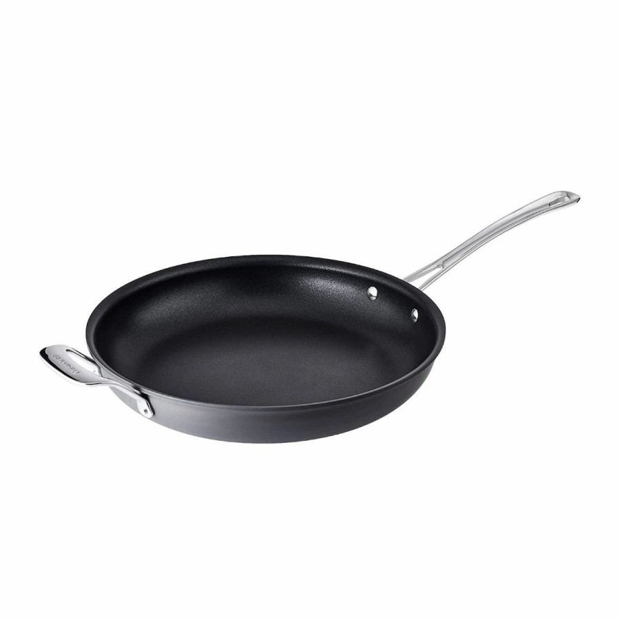 Skillets & Fry Pans * | Cuisinart Contour Hard Anodized Open Skillet With Helper Handle | 12