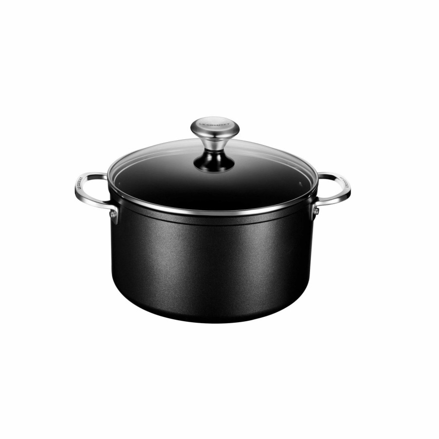 Stock Pots * | Le Creuset 6.3 Qt. Stockpot With Glass Lid | Toughened Nonstick Pro