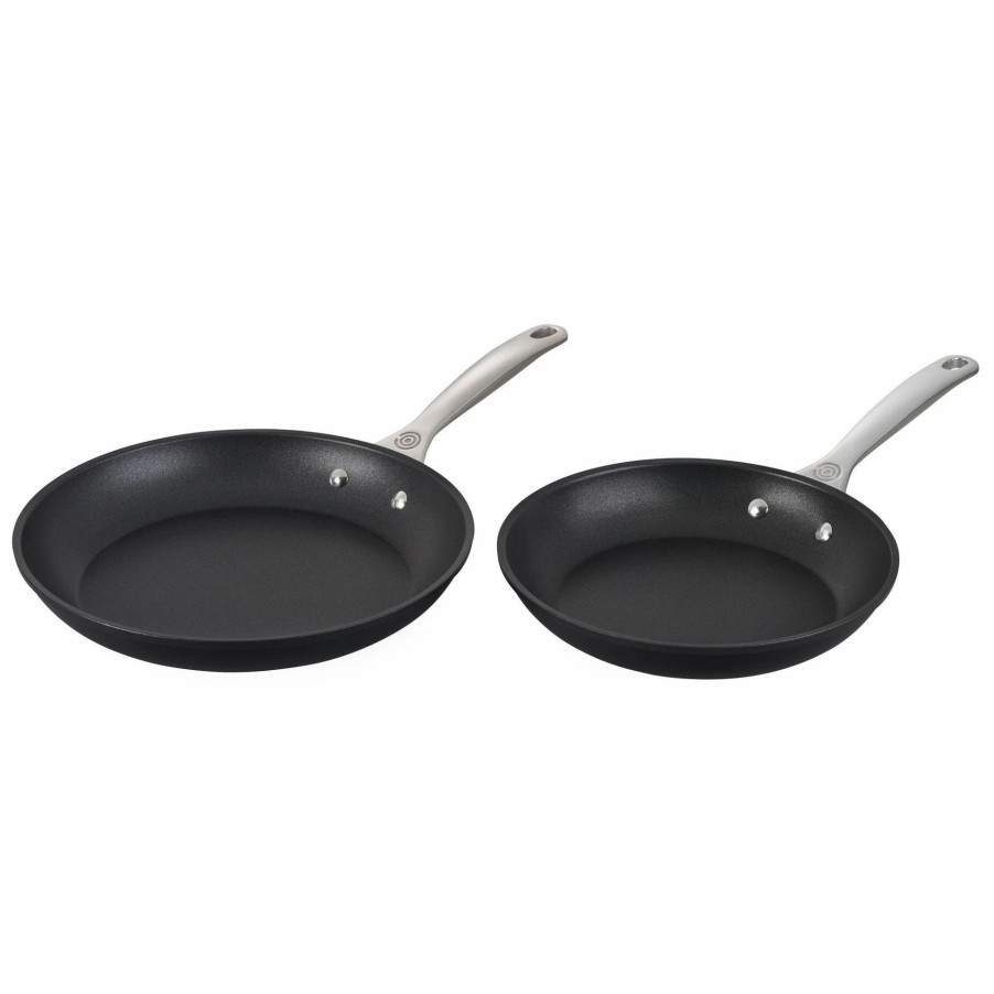 Skillets & Fry Pans * | Le Creuset 9.5 & 11 Fry Pan Set | Toughened Nonstick Pro